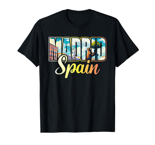Madrid Spain Espana Town Spain City Madrid T-Shirt