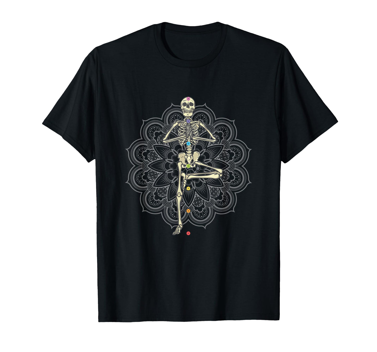 Meditating Skeleton Yoga T-Shirt