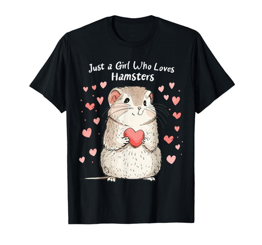 Cute Hamster Lovers Gift This Girl Loves Her Hamster T-Shirt