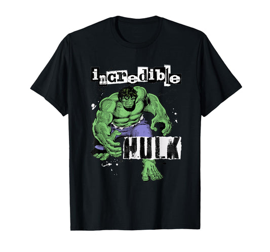 Marvel Super Heroes Incredible Hulk Retro Vintage Comic T-Shirt