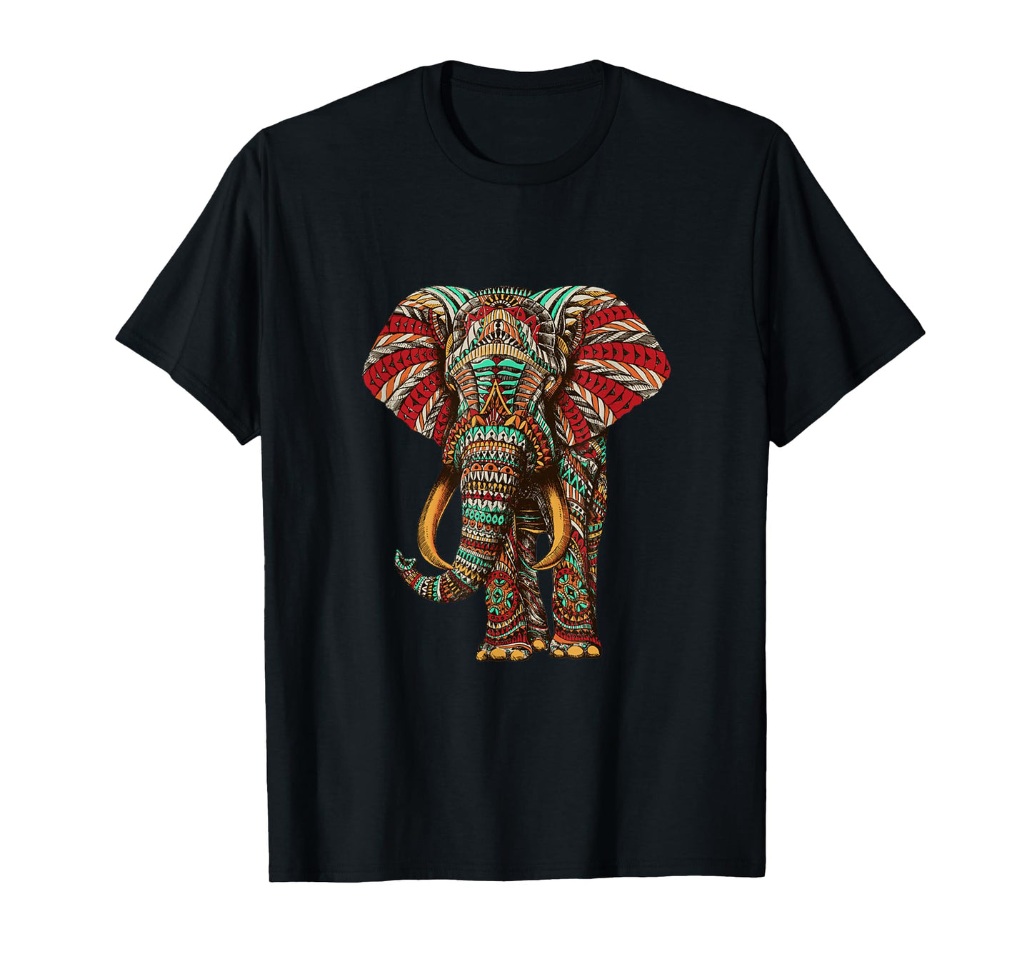 Henna Stylish Artistic Save The Elephants | Wildlife T-Shirt