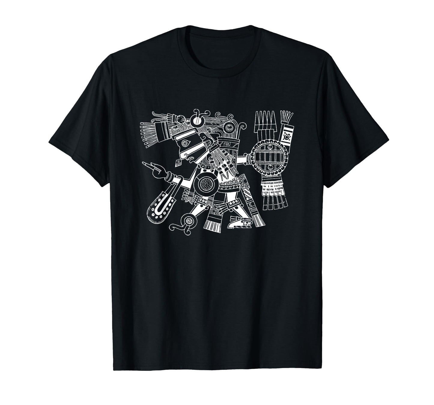 Maya patron deity Tezcatlipoca warrior Aztec Indians Mexico T-Shirt