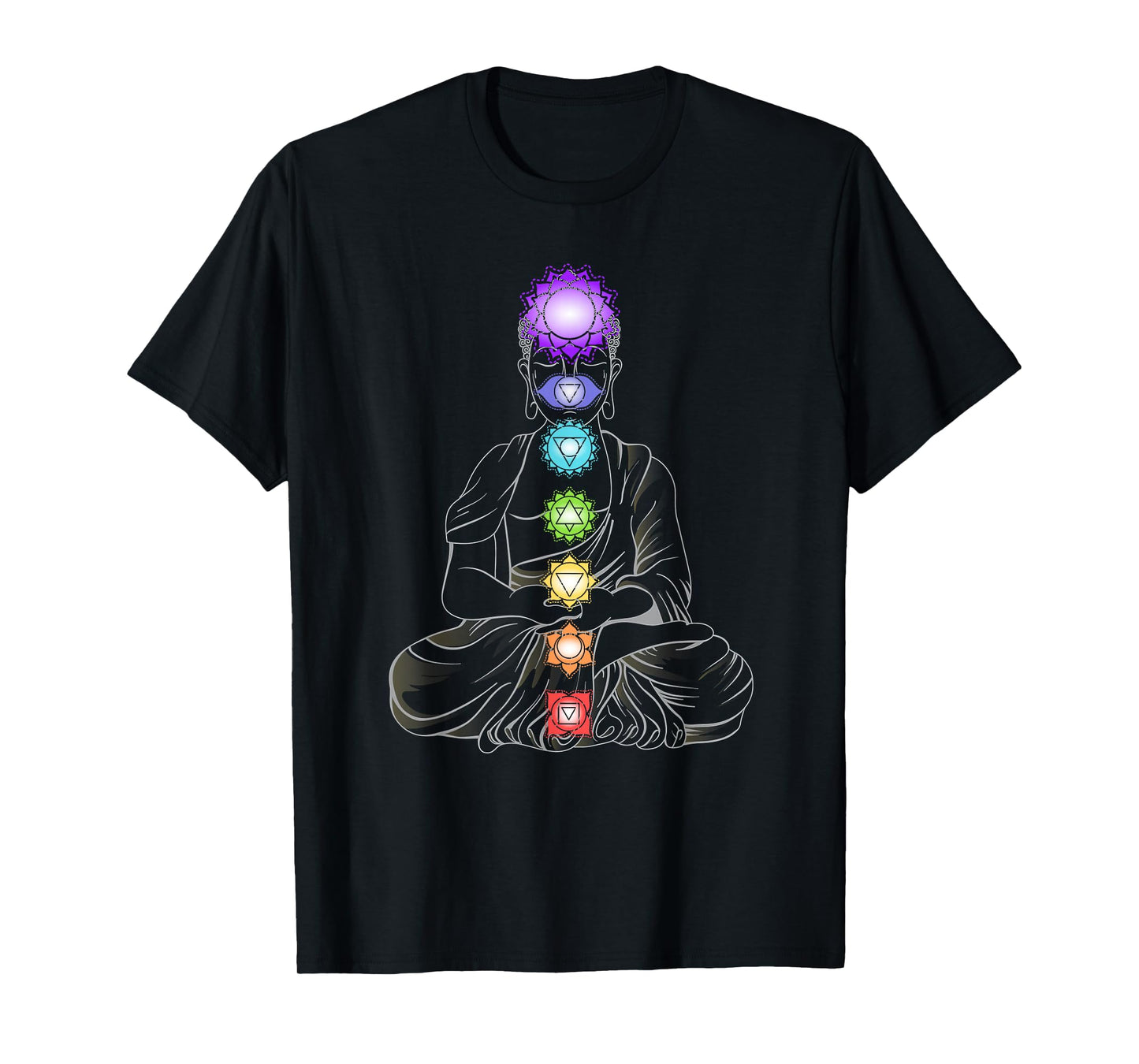 Yoga Meditation Spiritual Body Energy Centres Chakra T-Shirt