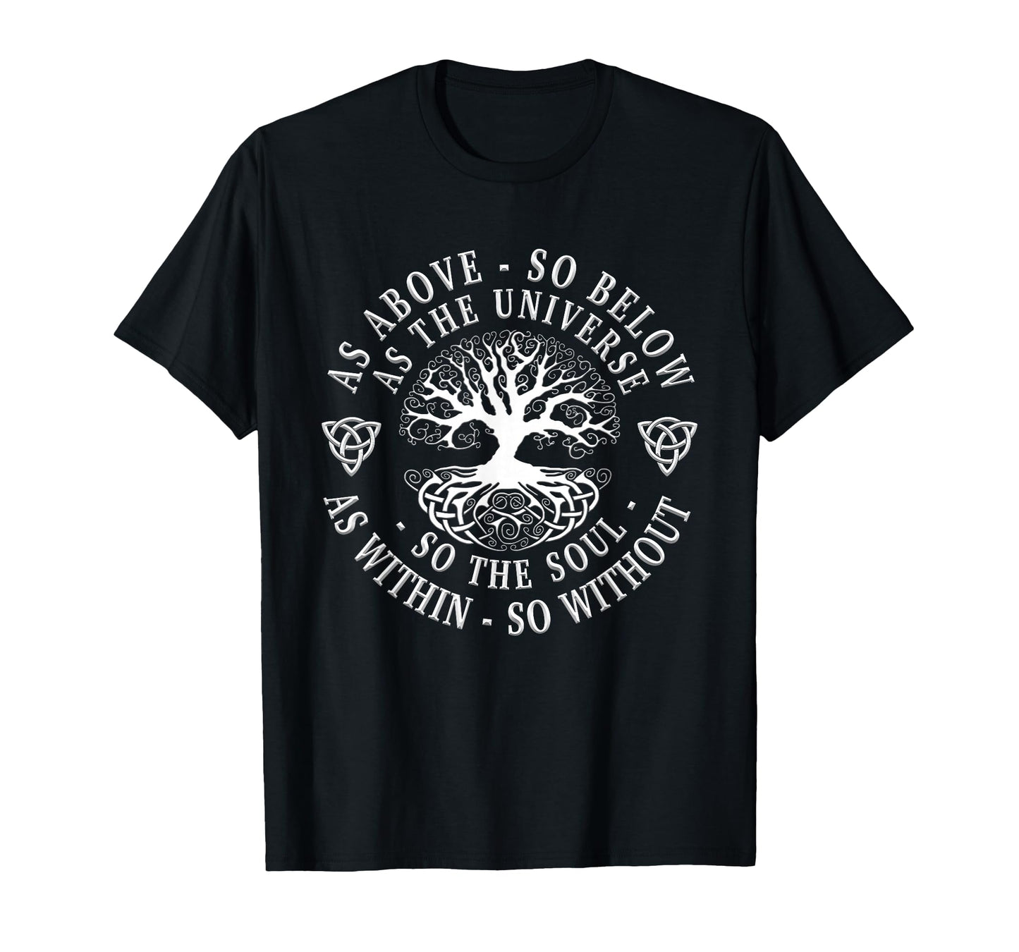 Tree of life Celtic shirt men women As above so below T-Shirt