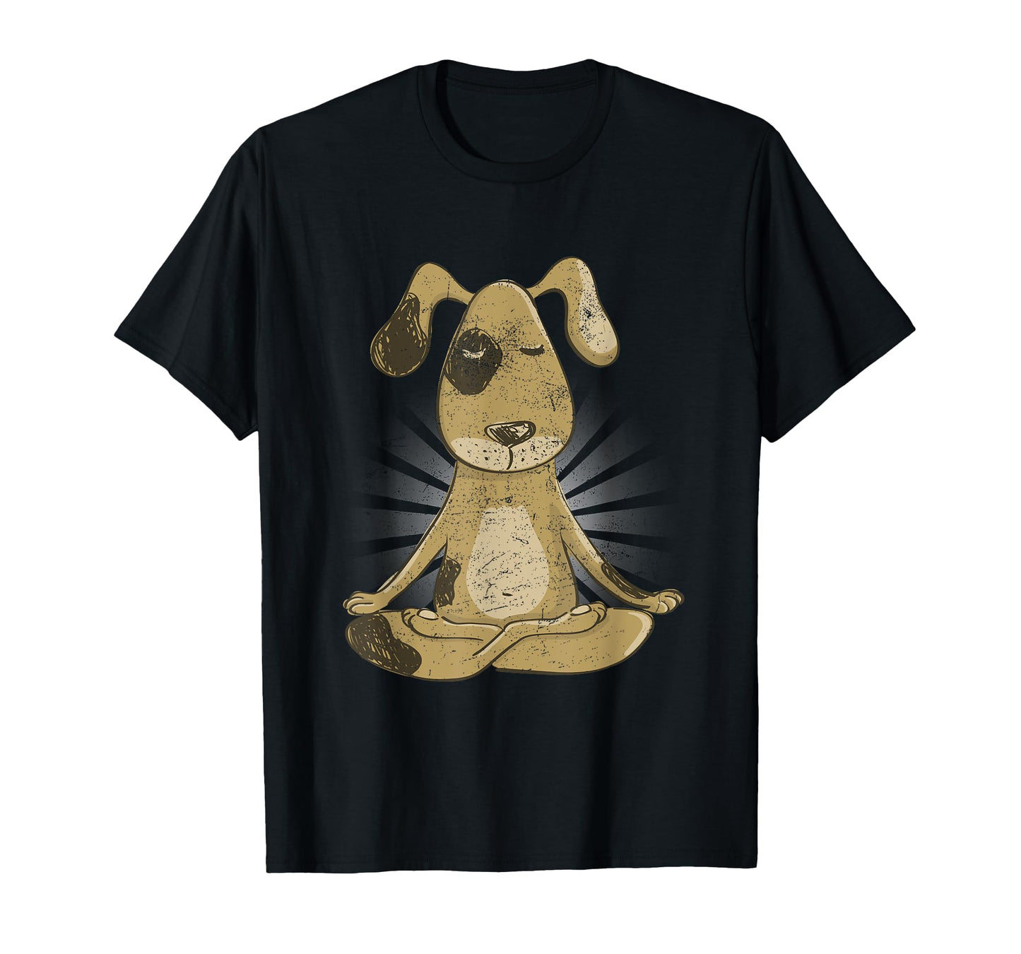 Yoga Meditation Dog Zen Men Women Kids T-Shirt