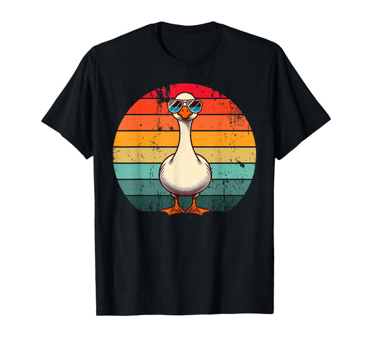 Silly Goose in Sunglasses Pun Meme Pool Funny Goose T-Shirt