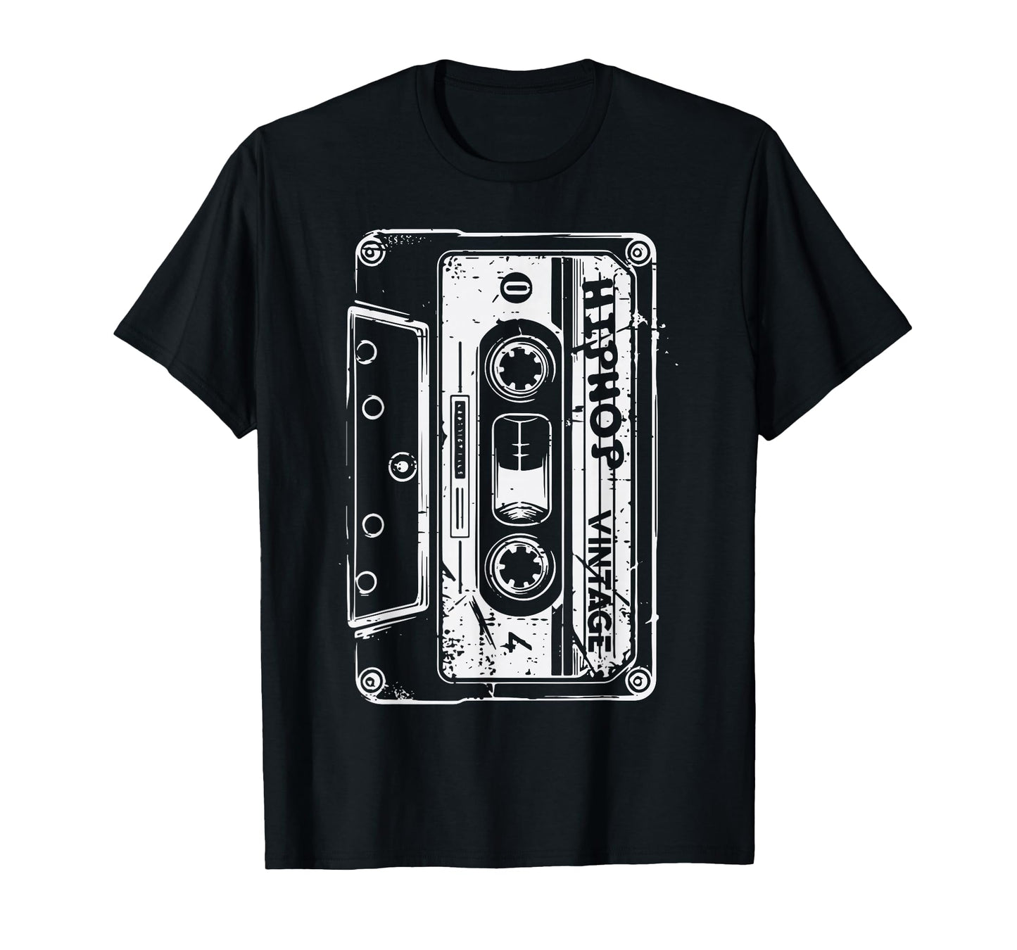 Cassette Tape Hip Hop Vintage Retro 80s 90s Men Women Kids T-Shirt
