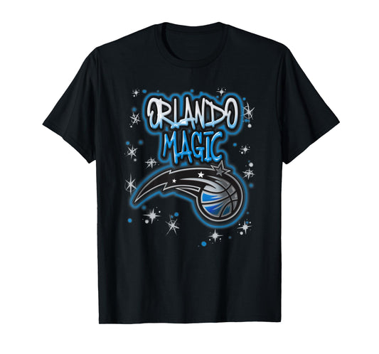 NBA Orlando Magic Airbrush Logo T-Shirt
