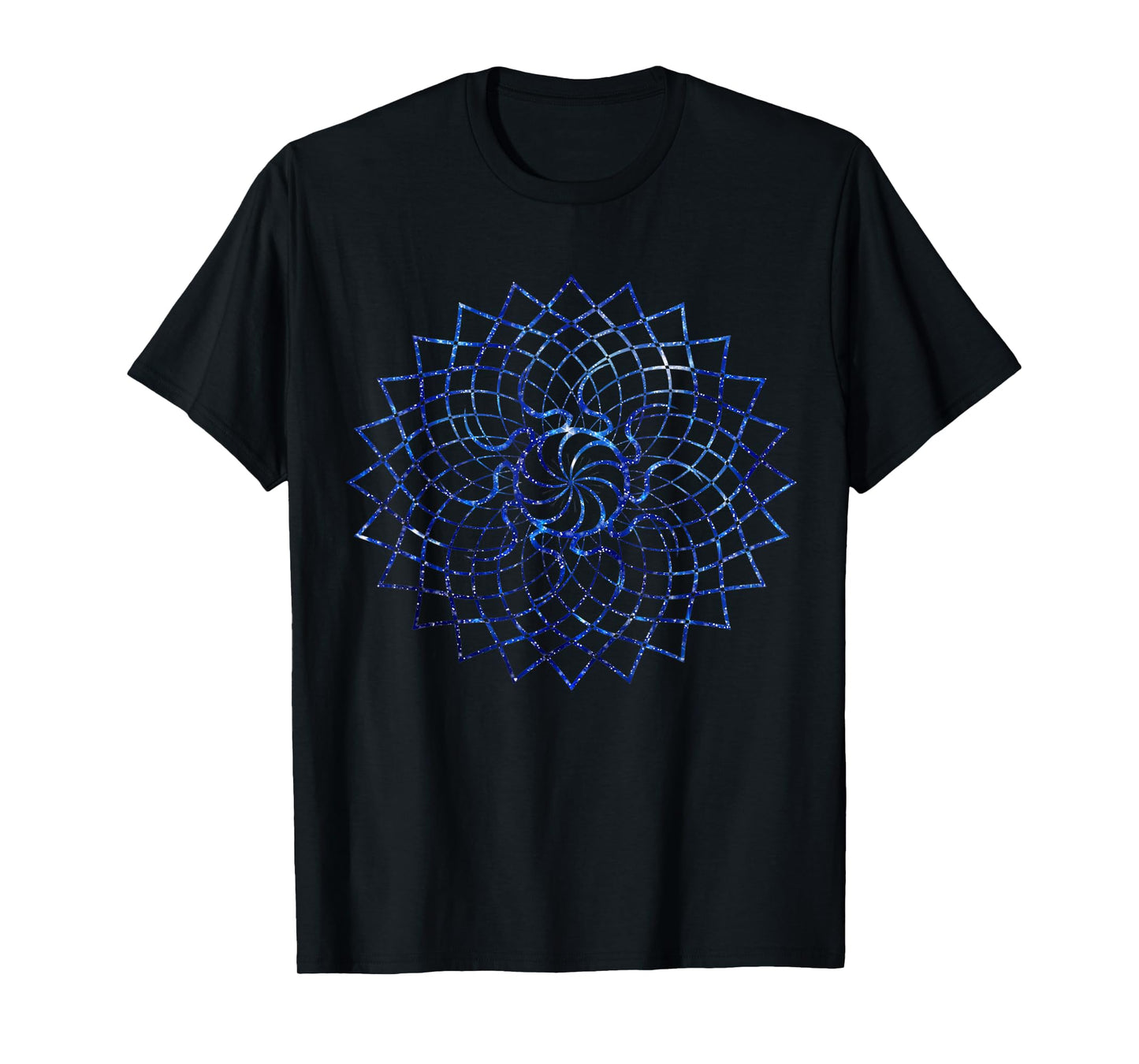 Mandala Geometry Sacred Fractal Art Yoga Mantra Good Vibe T-Shirt