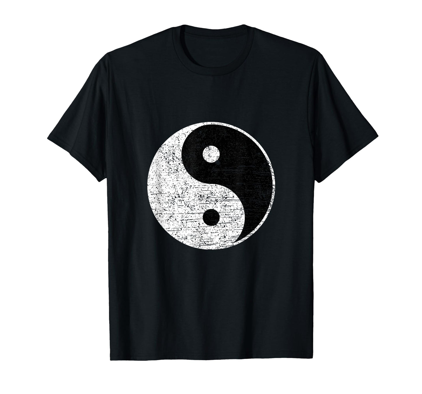 Yin And Yang Black White Abstract Asian Art Style Yoga Gift T-Shirt