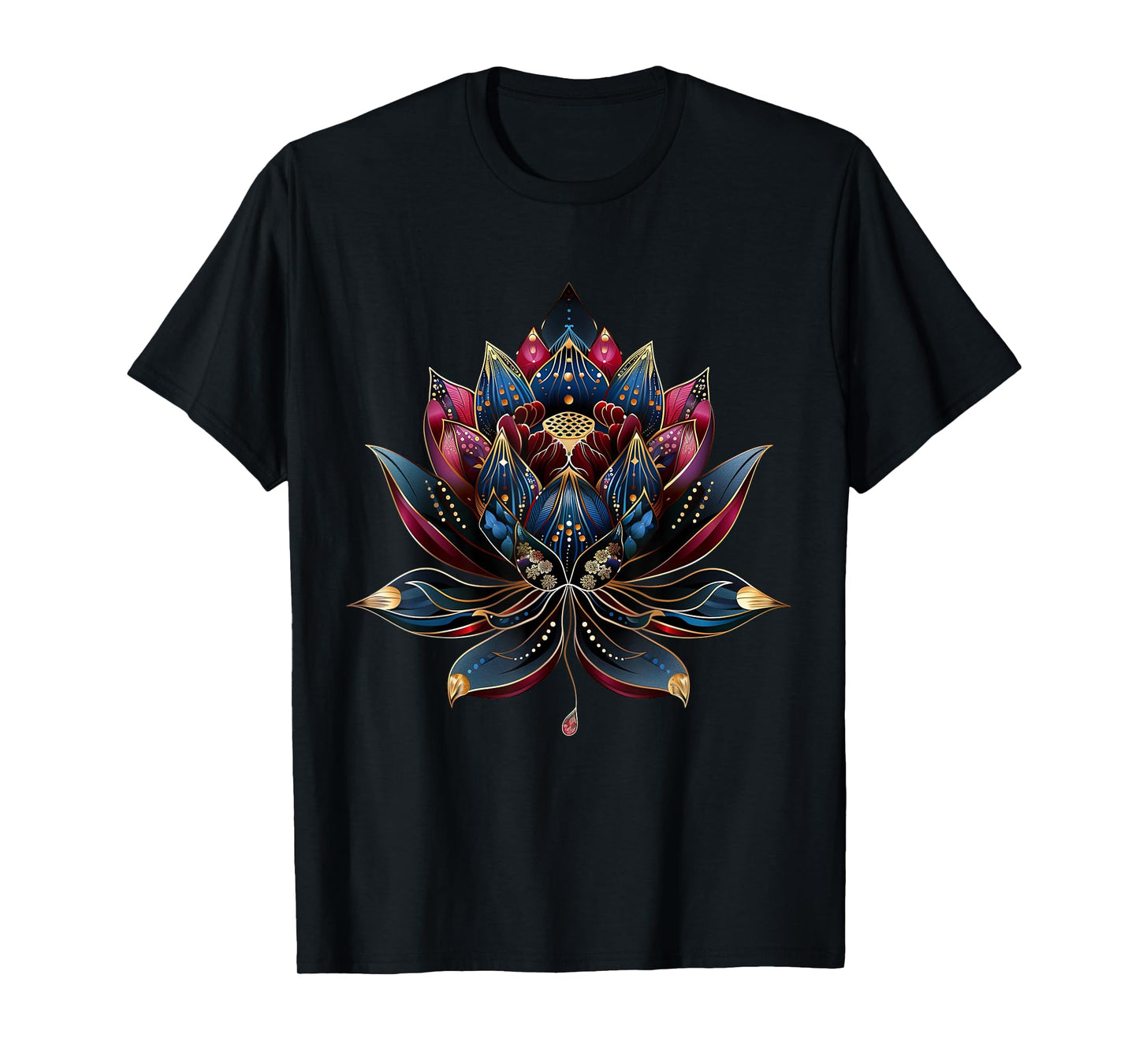 Lotus Flower Vintage Japanese Zen Buddhist Buddhism Yoga T-Shirt