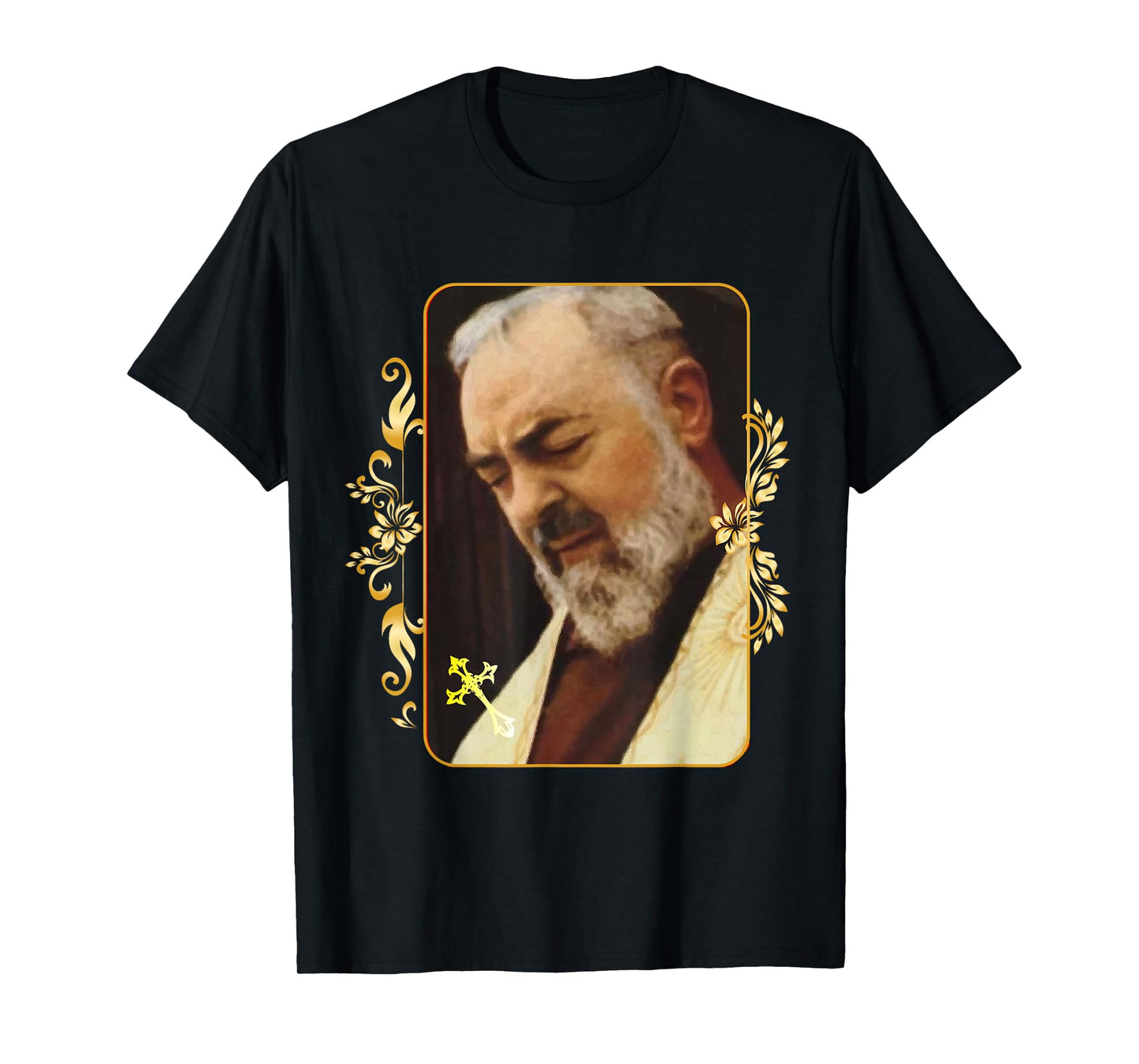Religious Catholic St Padre Pio Of Pietrelcina T-Shirt T-Shirt