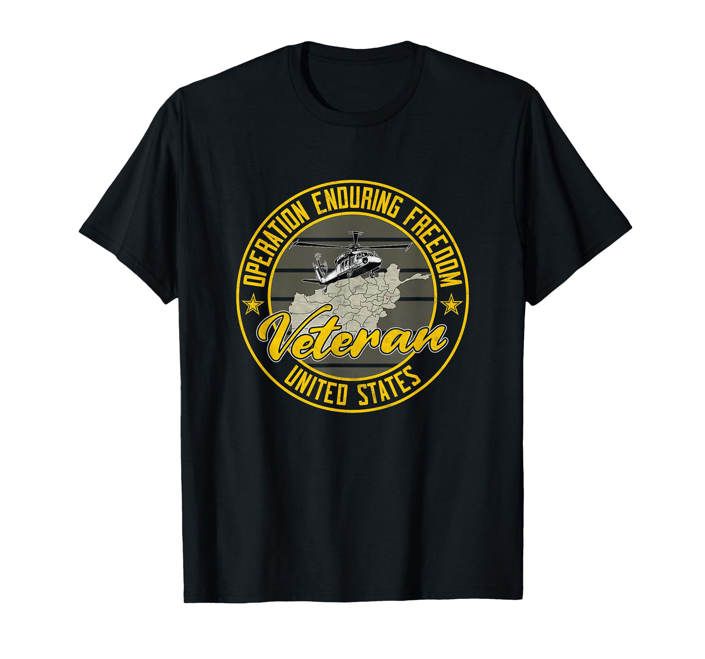 Operation Enduring Freedom OEF Veteran Afghanistan Vintage T-Shirt