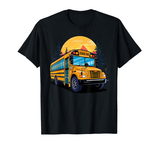 Yellow School Bus Driver Kids, Men, Women, Aide T-Shirt