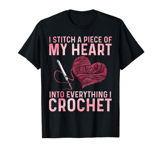 Funny Crochet Design for Men Women Crocheting Crochet Lover T-Shirt