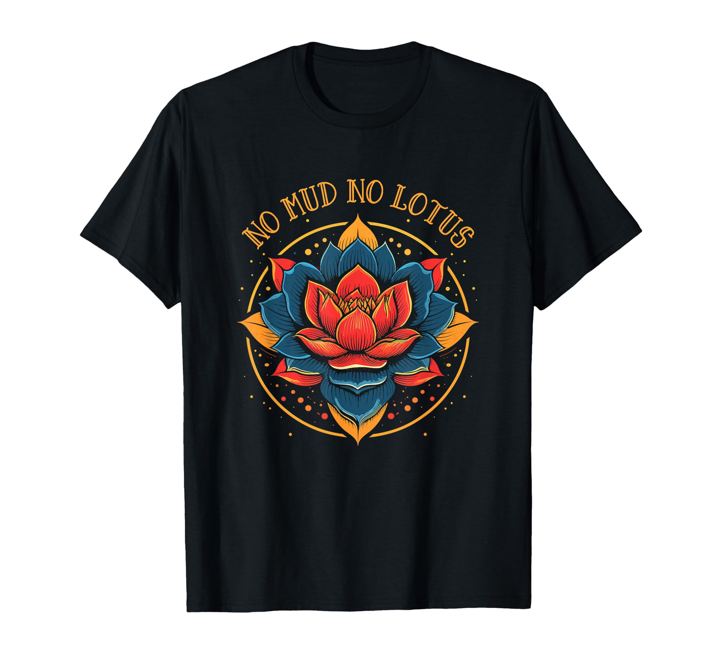 No Mud No Lotus Vintage Tattoo T-Shirt