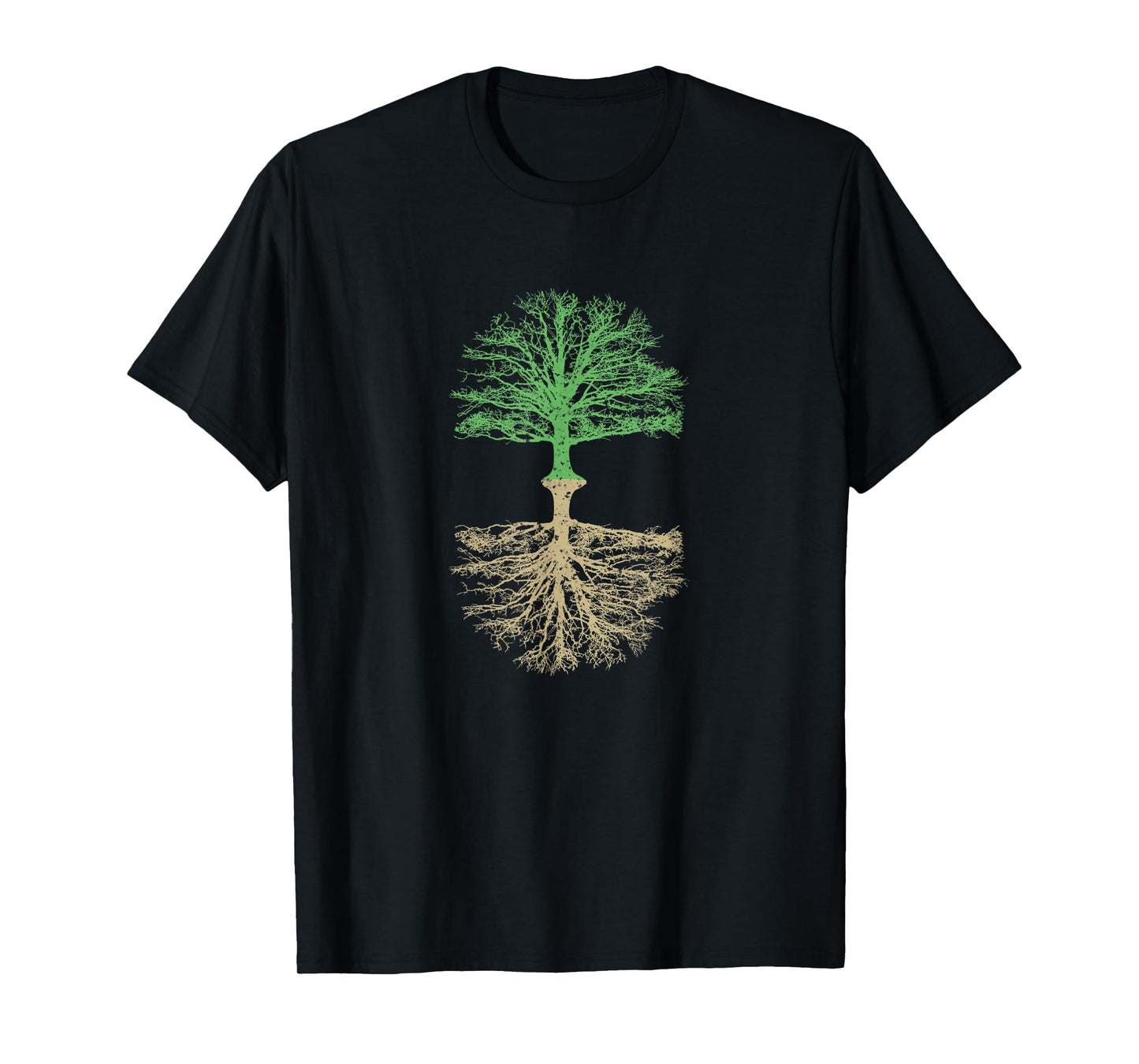 Trees and Roots T-Shirt Outdoor Camping Reflection Nature