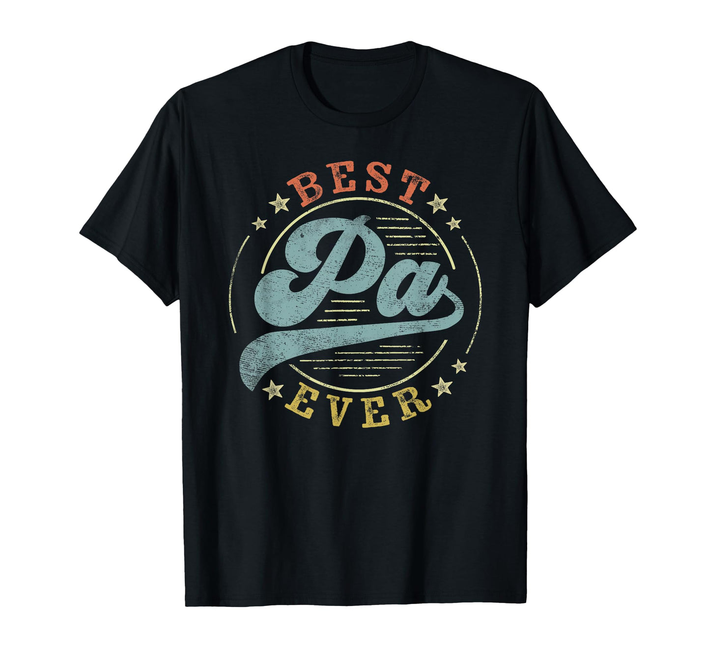 Best Pa Ever Father's Day Pa Gifts Vintage Emblem T-Shirt