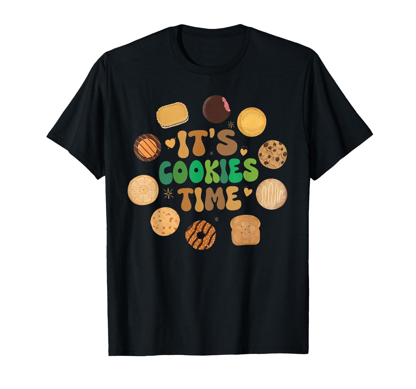 It's Cookie Time Scout for Girls Cookie Girls Camping Family T-Shirt