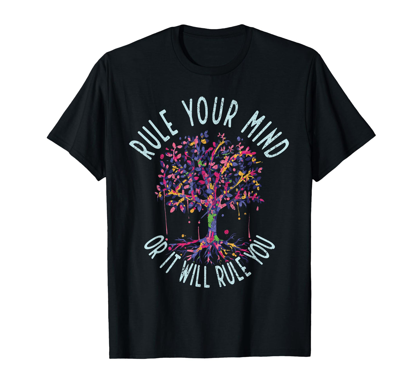 Tree Of Life Spiritual Quote Yoga Workout T-Shirt