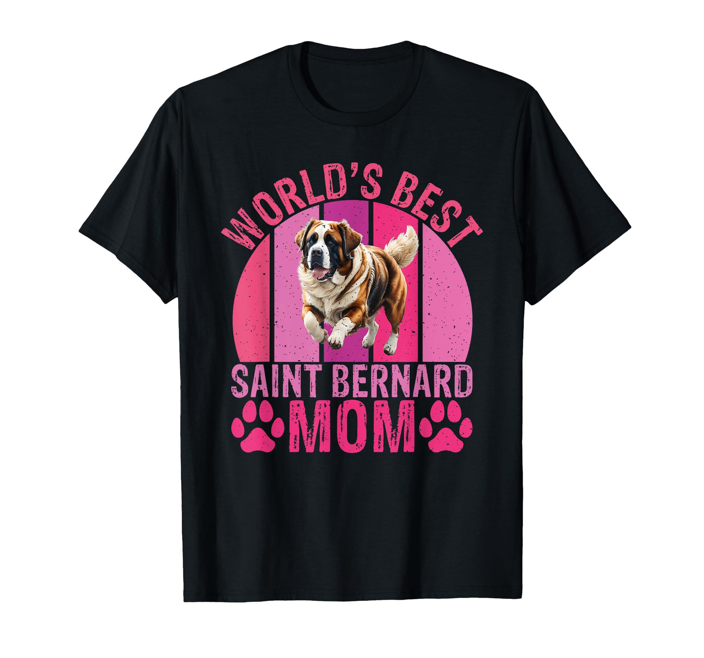 Worlds best Saint Bernard Mom St Bernard T-Shirt