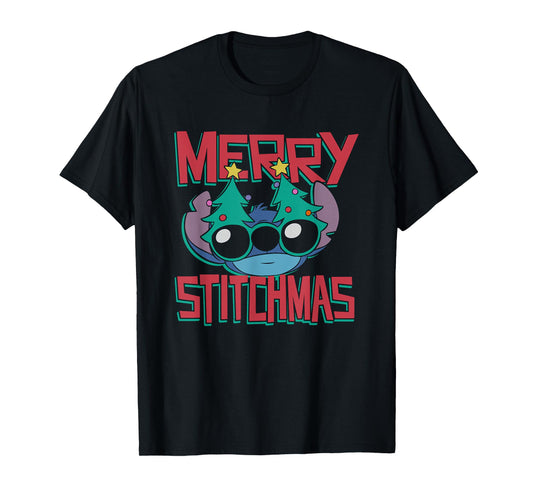Disney Lilo & Stitch Christmas Merry Stitchmas T-Shirt