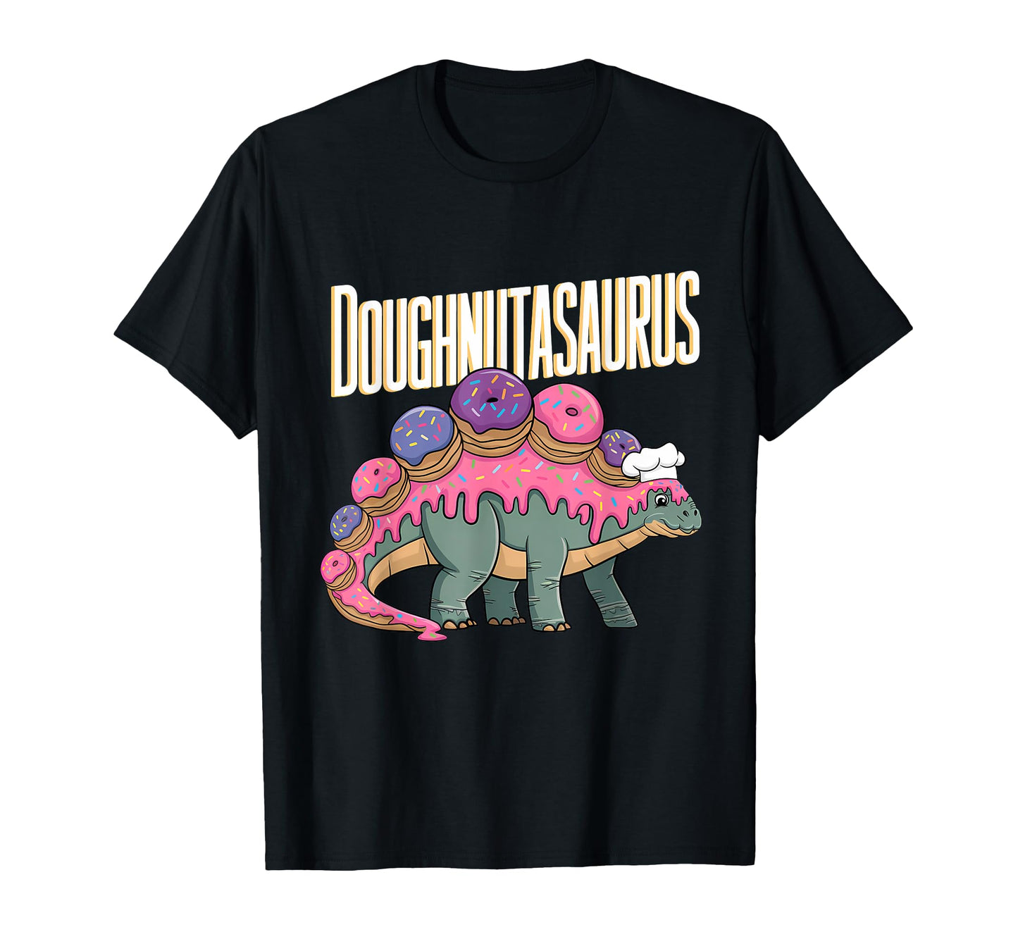 Doughnut Dino T-Rex Baking Dinosaur Funny Donut T-Shirt