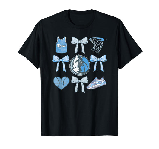 NBA Dallas Mavericks Bow Grid T-Shirt