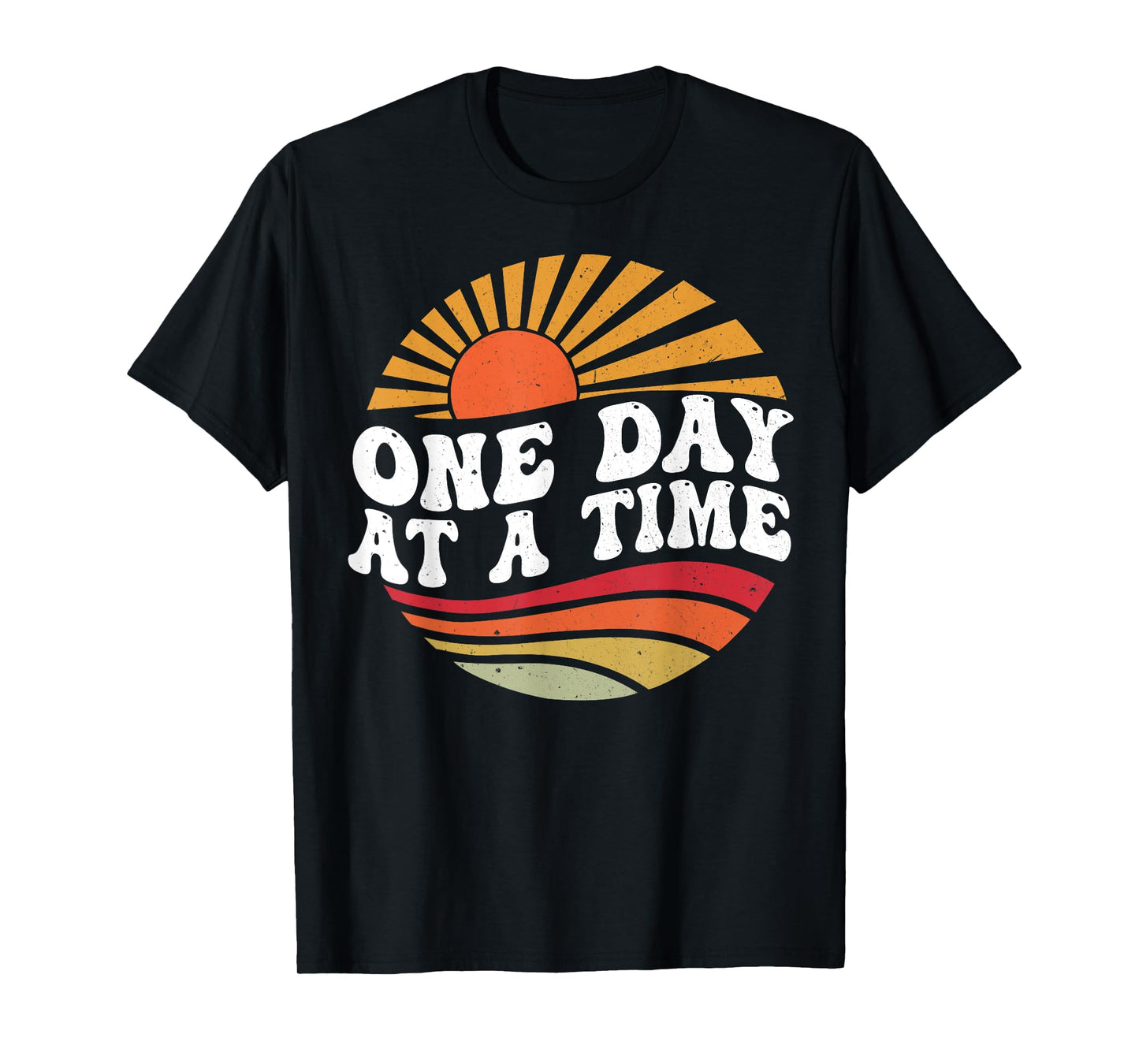 One Day At A Time Retro Vintage T-Shirt