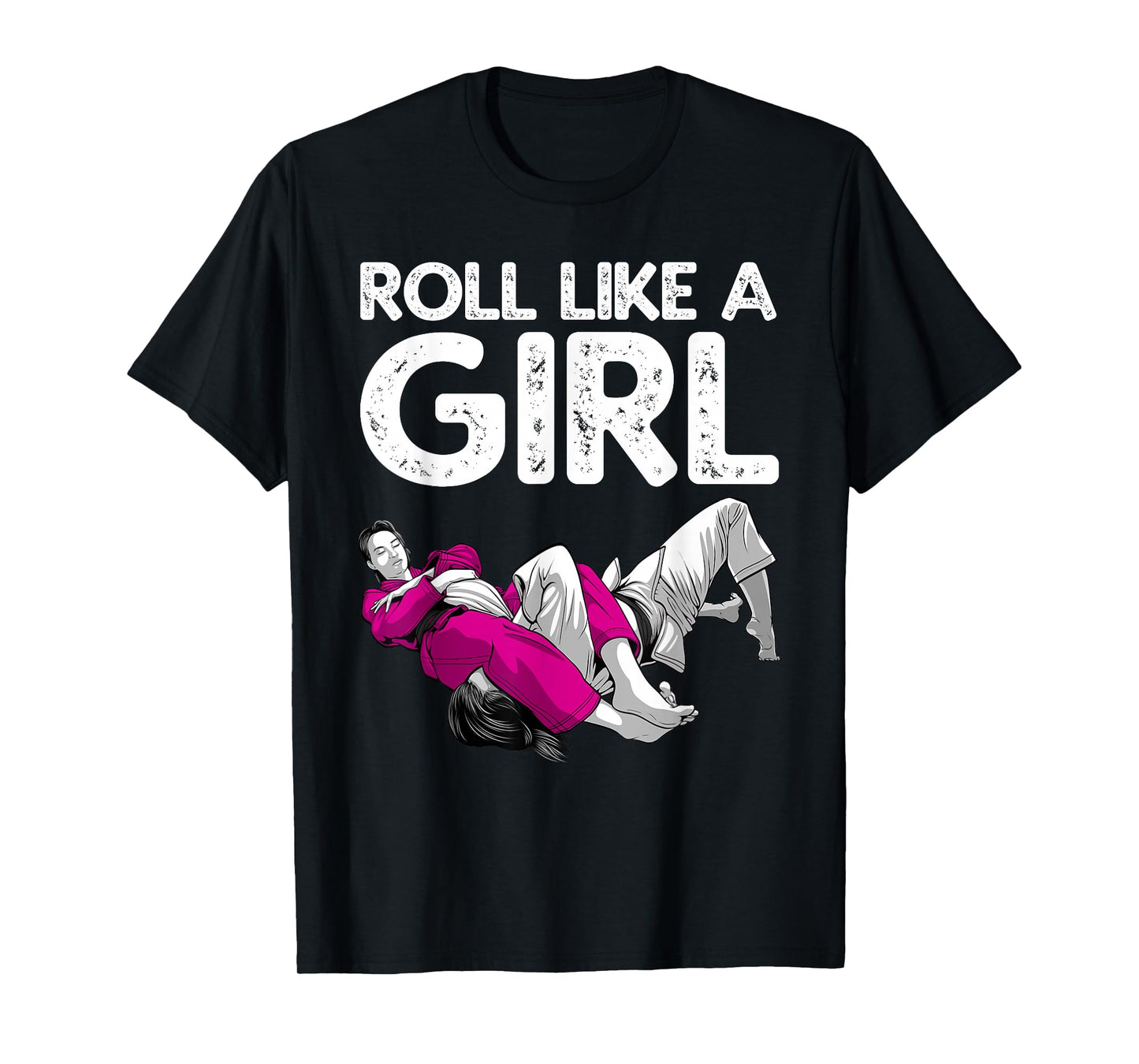 Funny Jiu Jitsu Art For Women Girls Kids Brazilian Jiu Jitsu T-Shirt