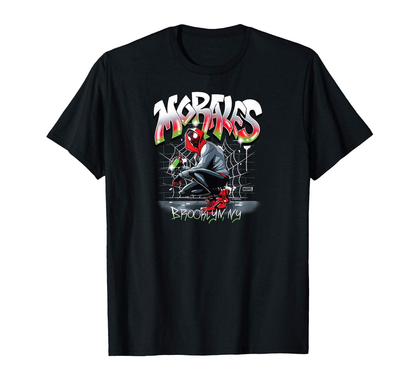 Spider-Man - Miles Morales Spray Paint T-Shirt