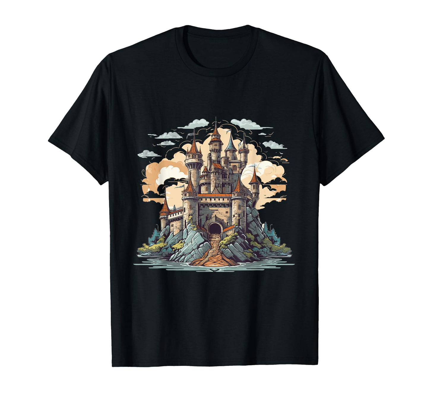 Cool Castle for knight lovers and medieval fans T-Shirt