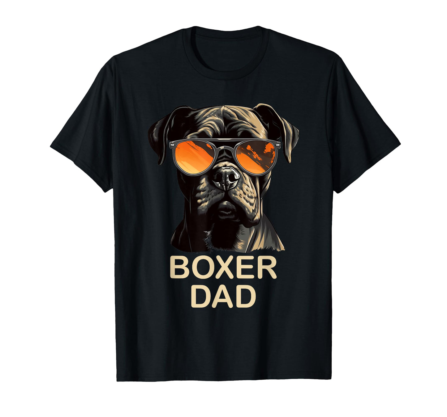 Boxer Dad Dog Owner Gift Funny Boxer Dog Lover Dad T-Shirt