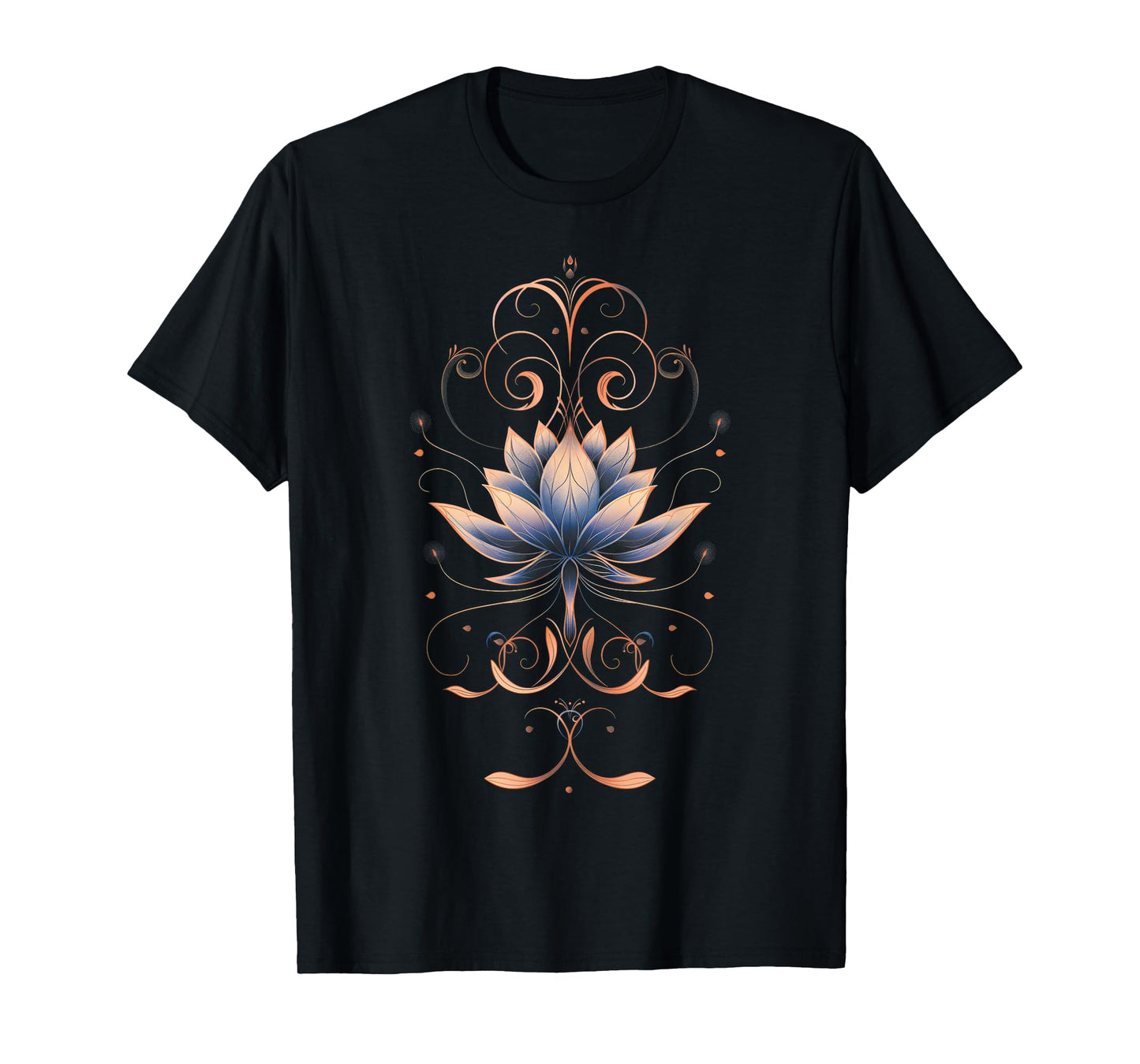 Womens Reiki Lotus Flower New Age Meditation Yoga T-Shirt