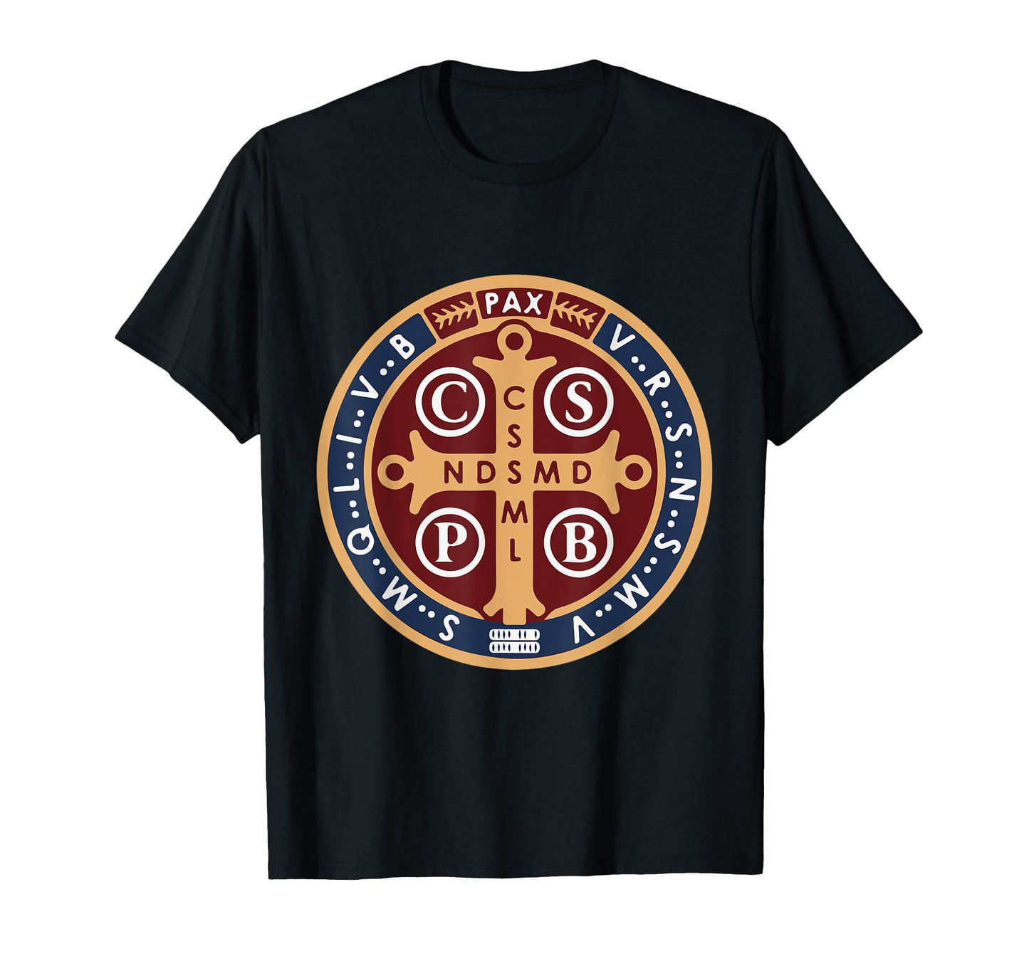 Spiritual Religious Christian Catholic St Benedict T-Shirt T-Shirt
