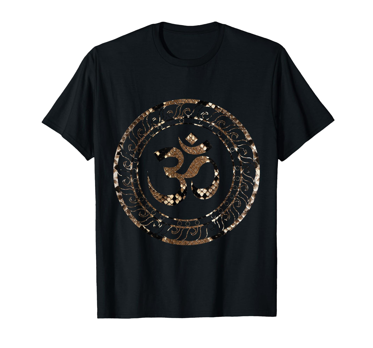 Zen Gift Ideas Om Ohm Aum Spiritual Yoga Unisex-Adults Black Short Sleeve Modern Casual T-Shirt