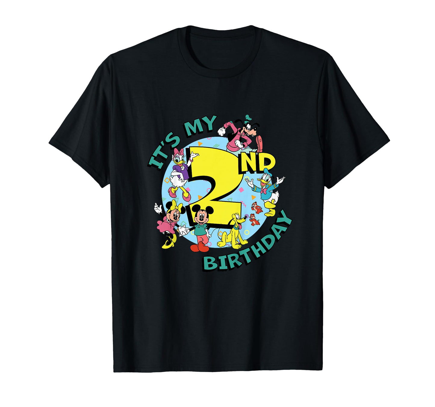 Disney Mickey and Friends It’s My Second 2nd Birthday T-Shirt