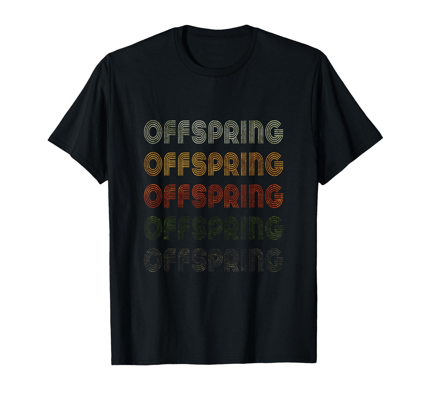 Love Heart Offspring Tee Grunge Vintage Black Offspring T-Shirt