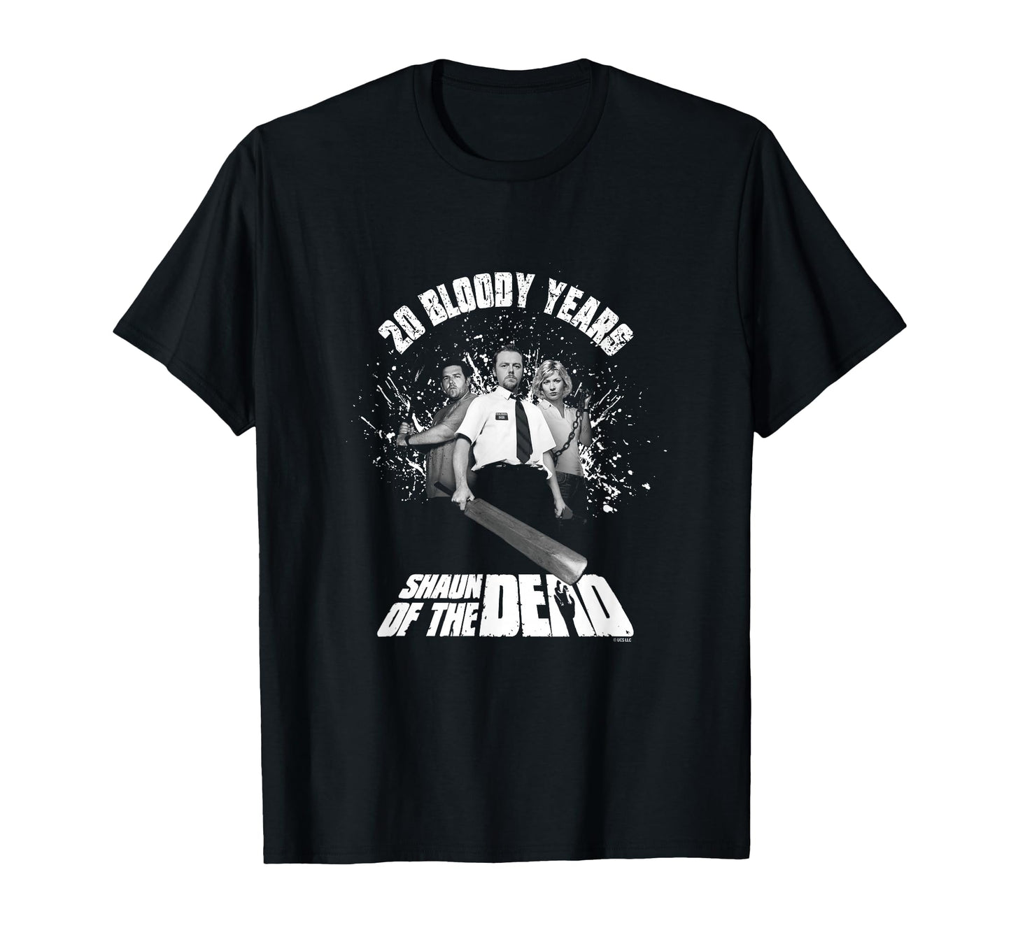 Shaun of The Dead 20 Bloody Years Officially Licensed T-Shirt