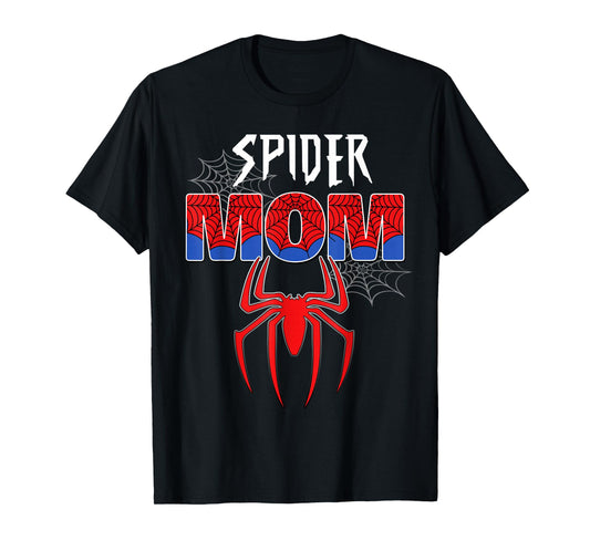 Women Spider Mom Mother's Day Matching Family Birthday T-Shirt