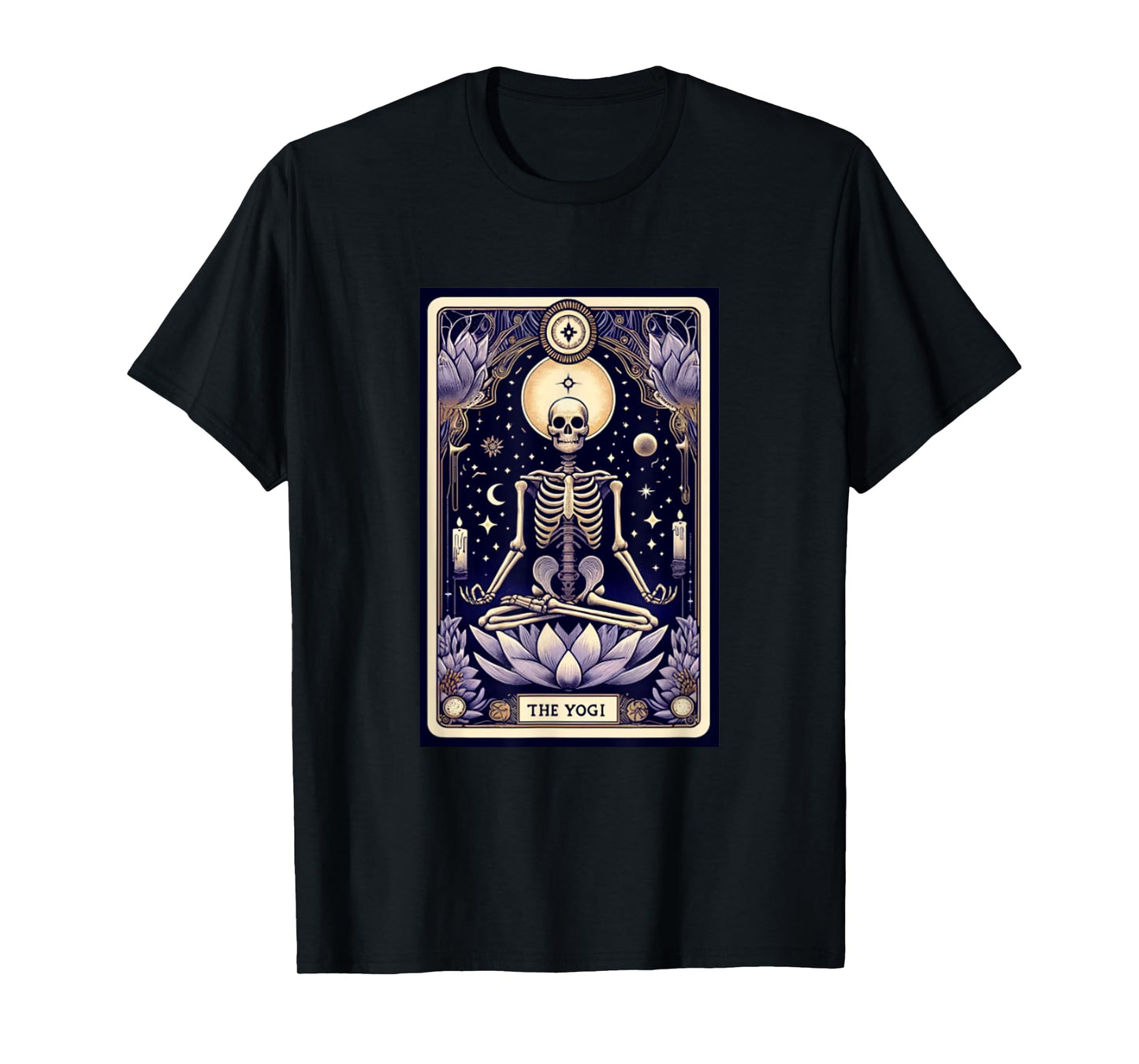 The Yogi Tarot Card Yoga Skeleton T-Shirt