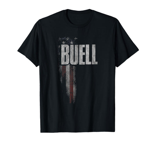 Buell Family American Flag Women Men T-Shirt