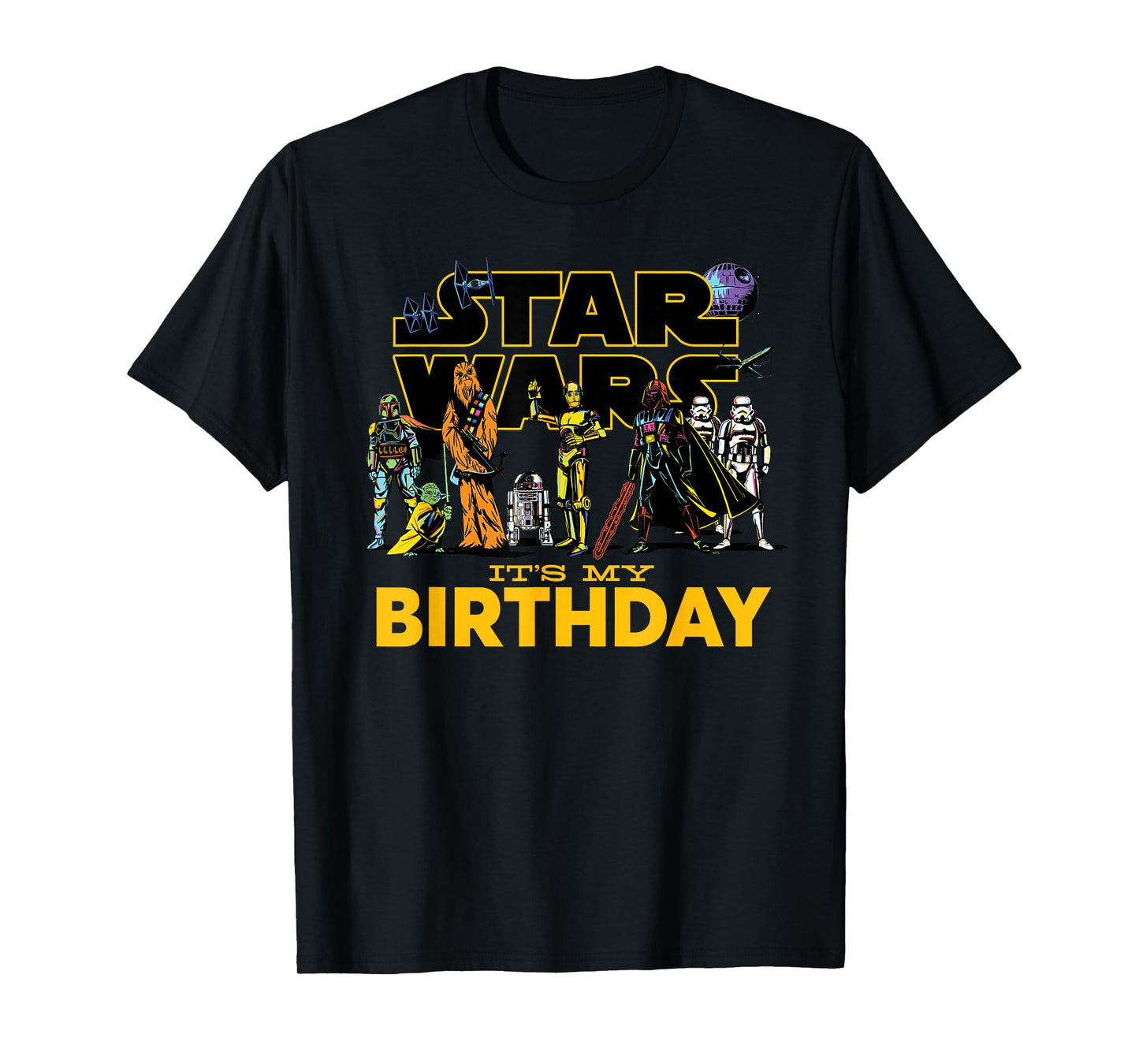 Star Wars Classic Characters Party Matching It’s My Birthday T-Shirt