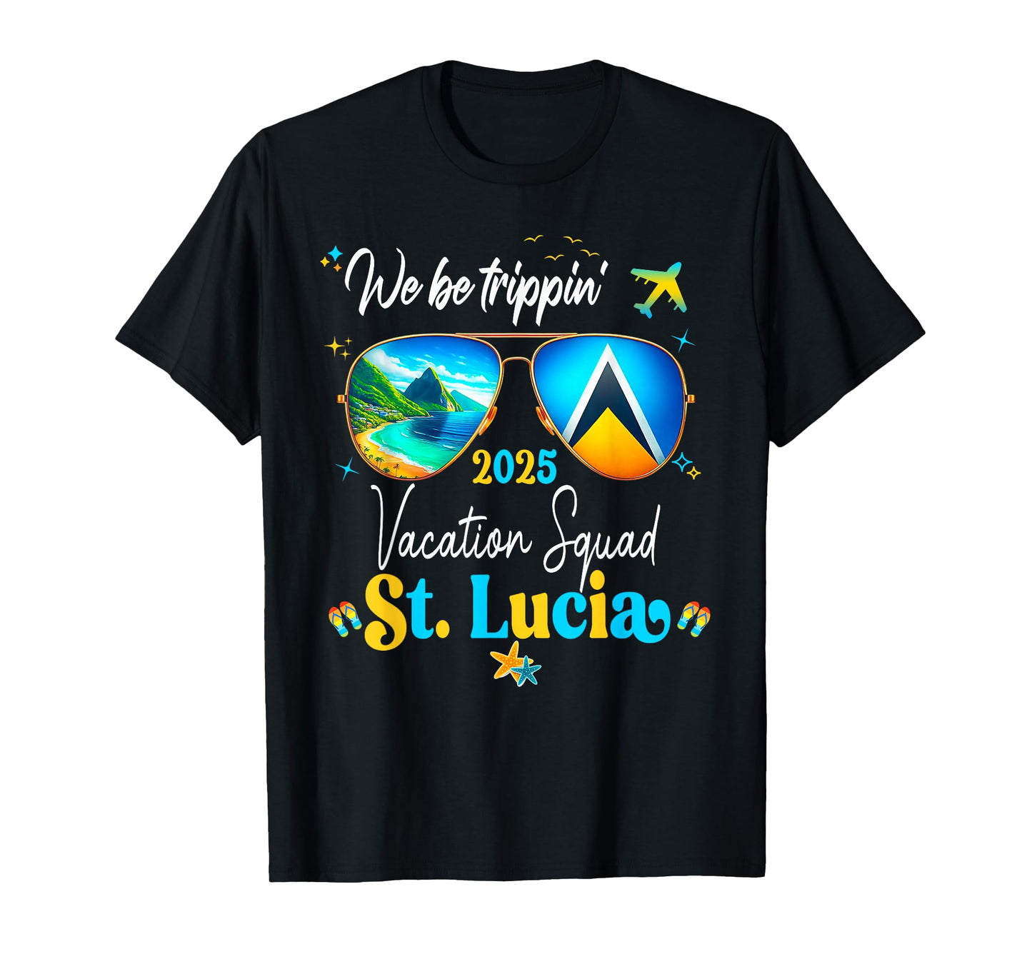 St. Lucia Vacation Family Friends Trip Cruise 2025 Matching T-Shirt