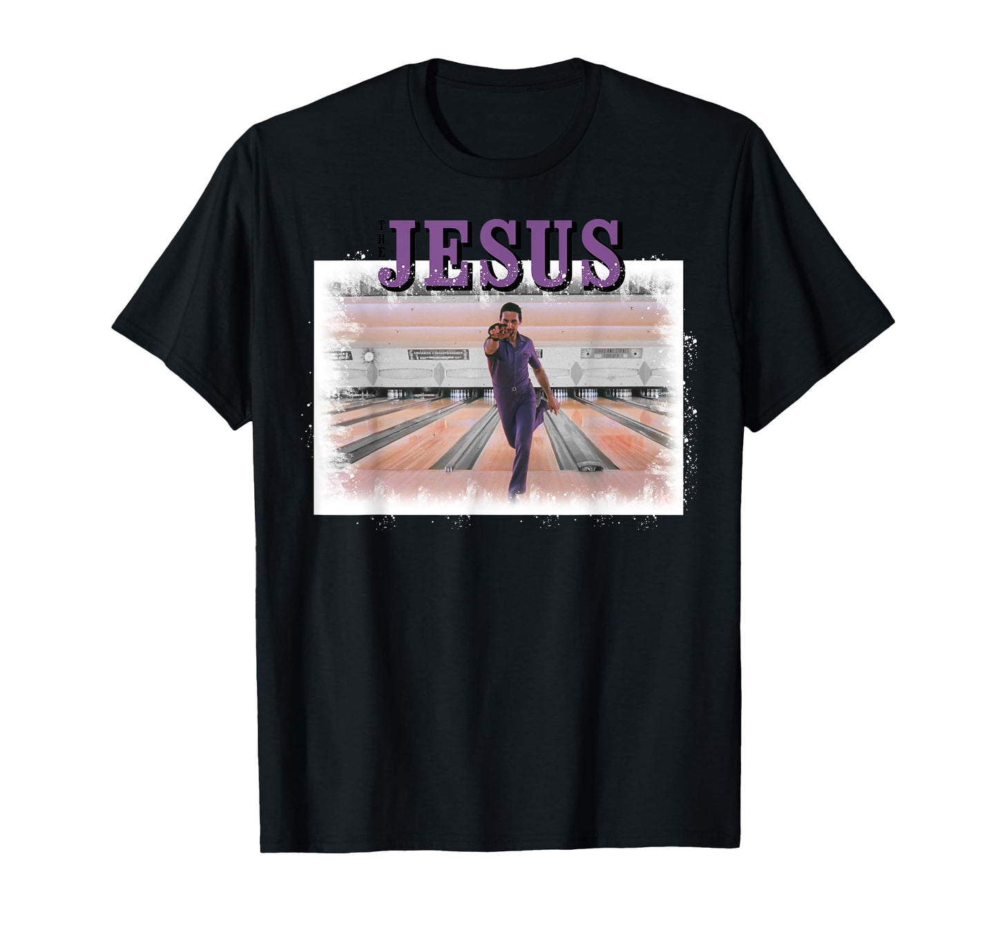 The Big Lebowski The Jesus Bowling Photo Graphic T-Shirt T-Shirt