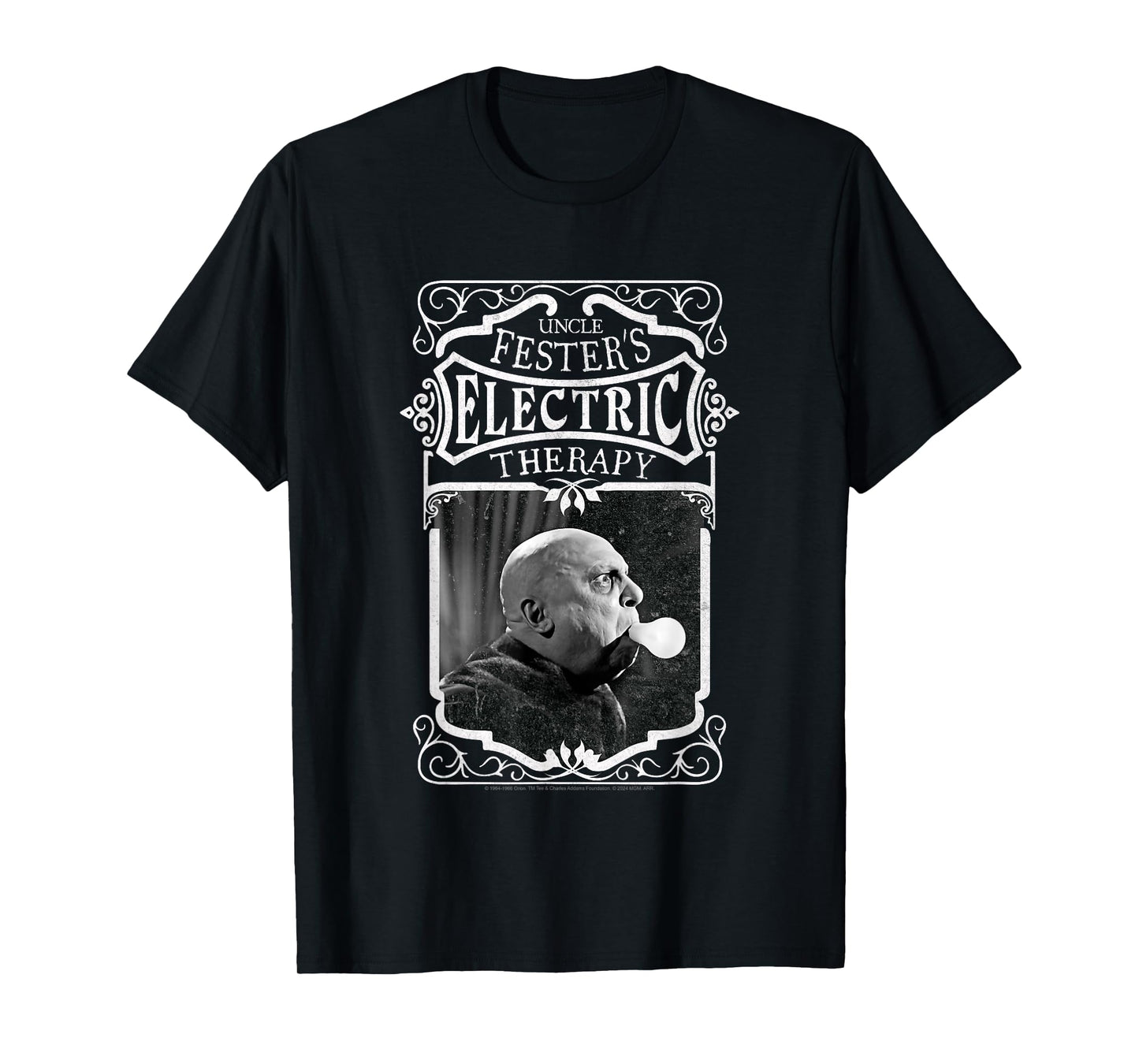 The Addams Family Uncle Fester's Electric Therapy T-Shirt