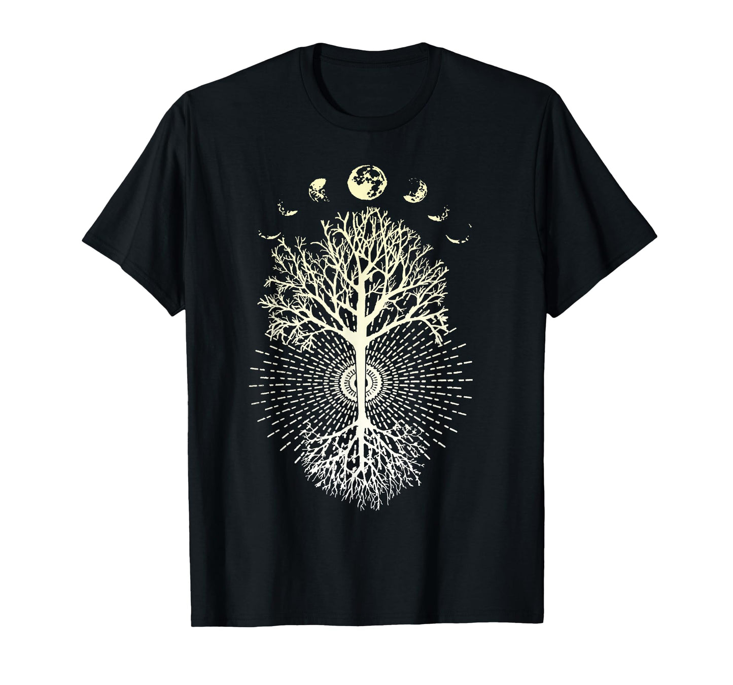 Phases of the Moon Tree of Life Mindfulness T-Shirt