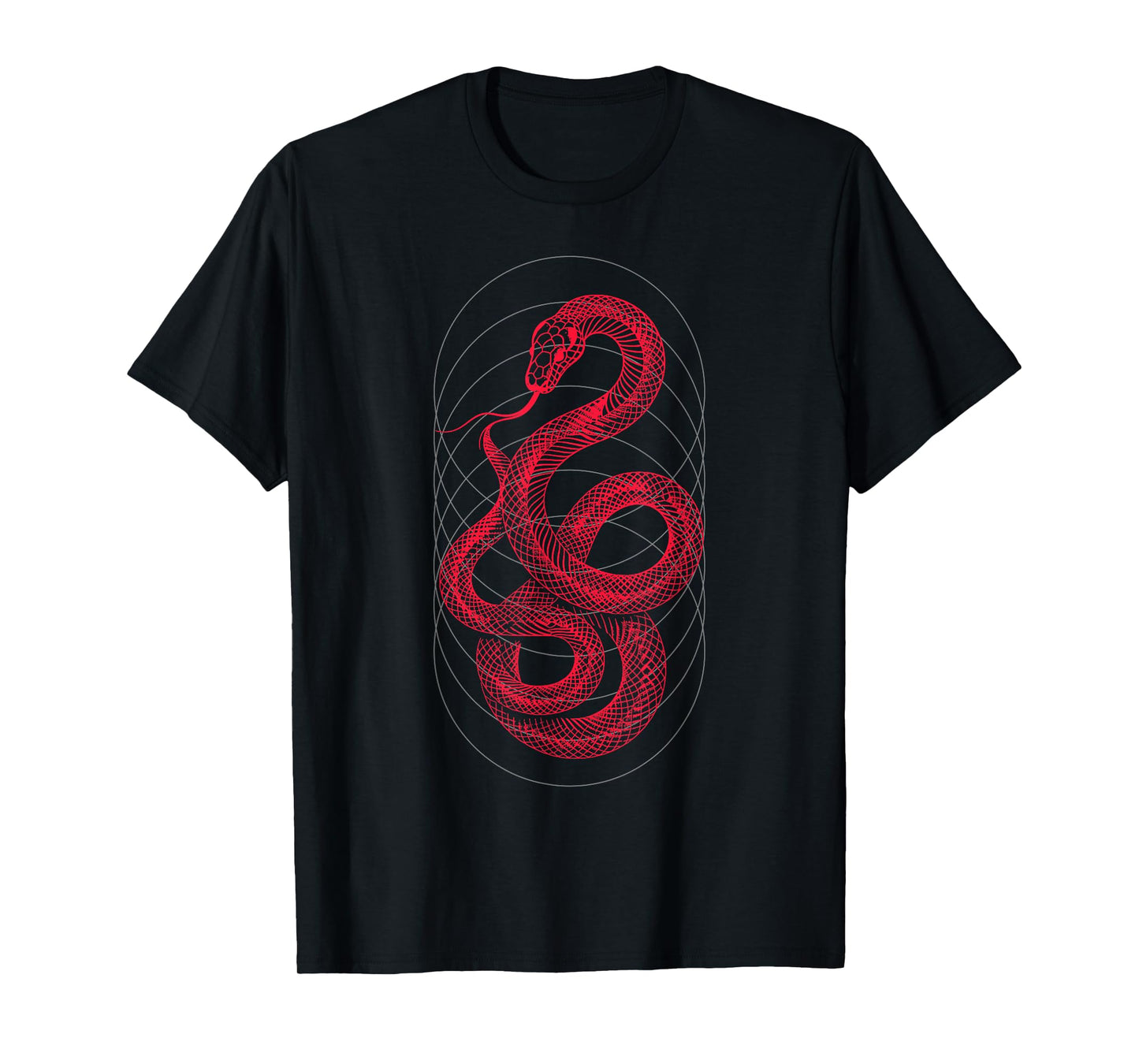 SERPENTINE Sacred Geometry Mystic Snake Organic Symmetry T-Shirt