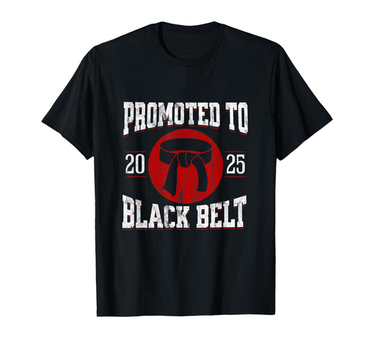 2025 Black Belt Achievement Tang Soo Do Karate Taekwondo T-Shirt