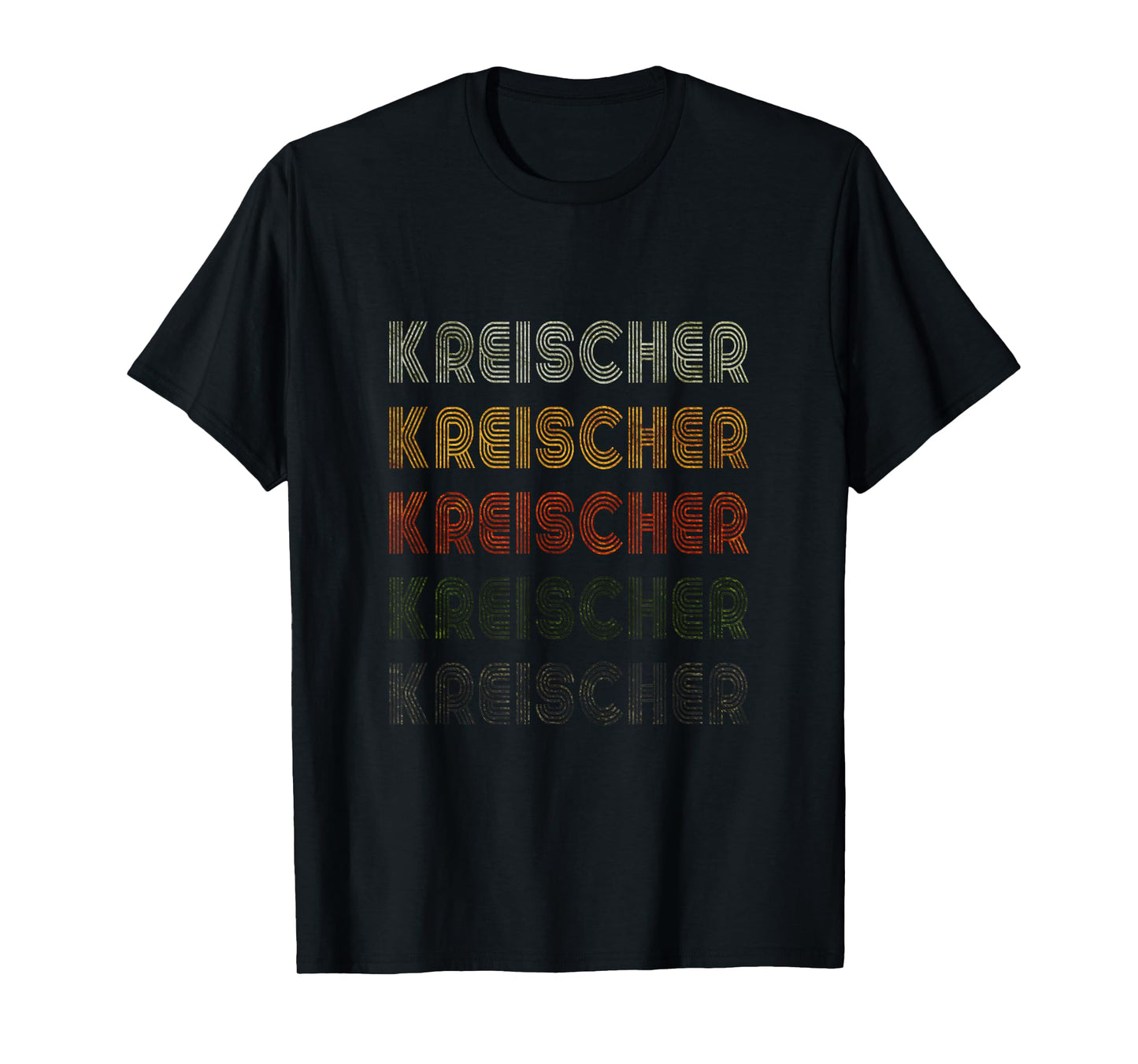 Love Heart Kreischer Tee Grunge Vintage Black Kreischer T-Shirt